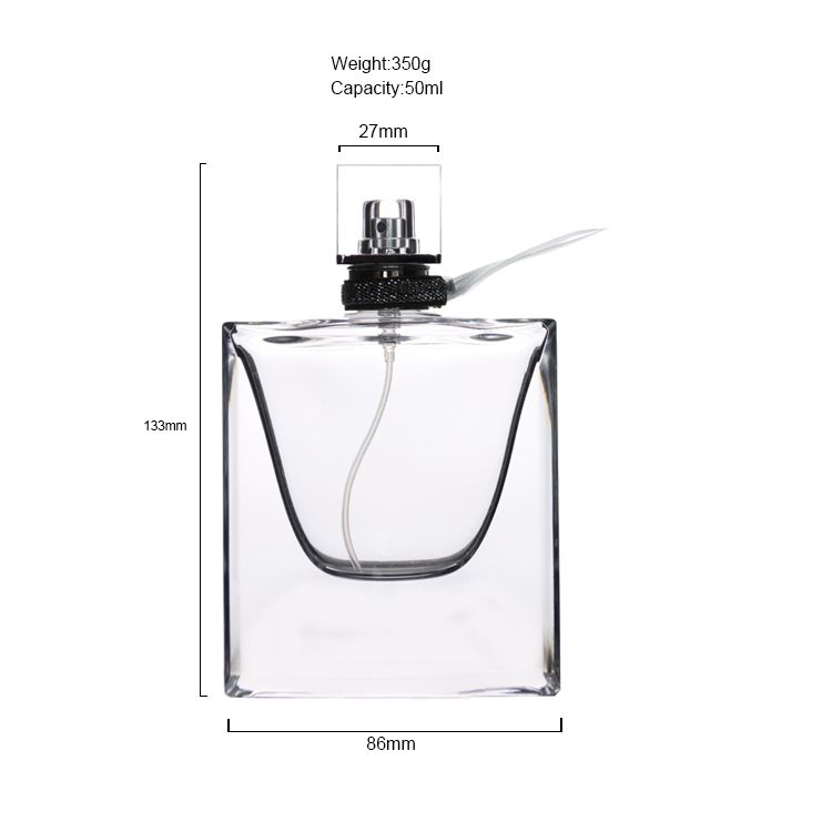 50ml glass perfume bottle